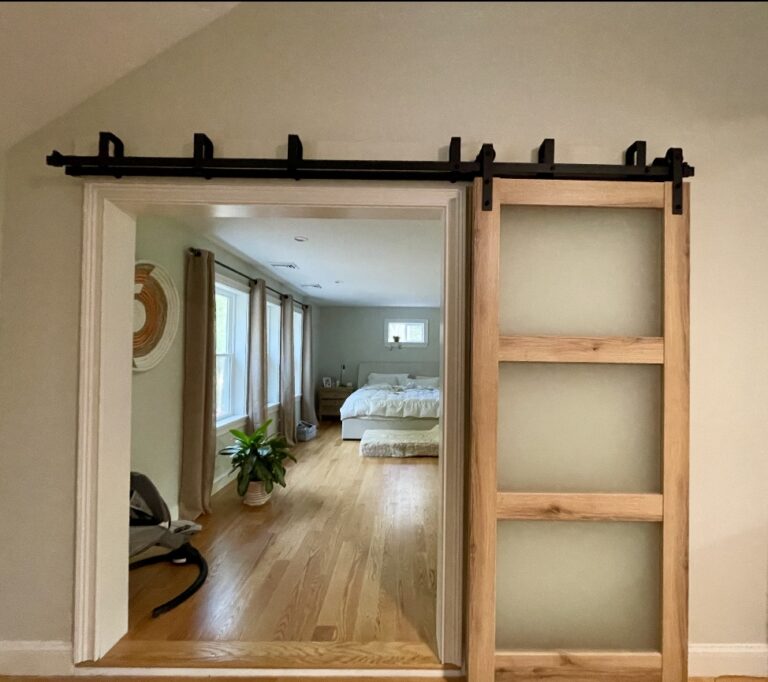 Double Bypass Barn Doors Installation in Madison