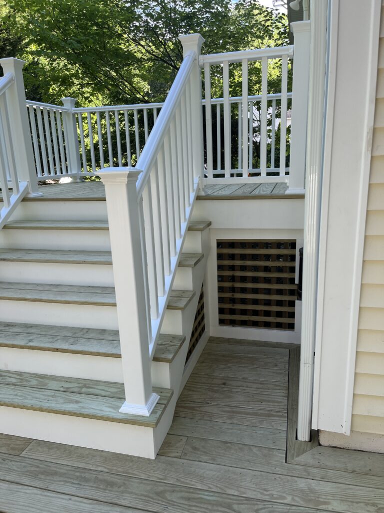 Deck Rebuild Project in Clinton — deck reconstruction