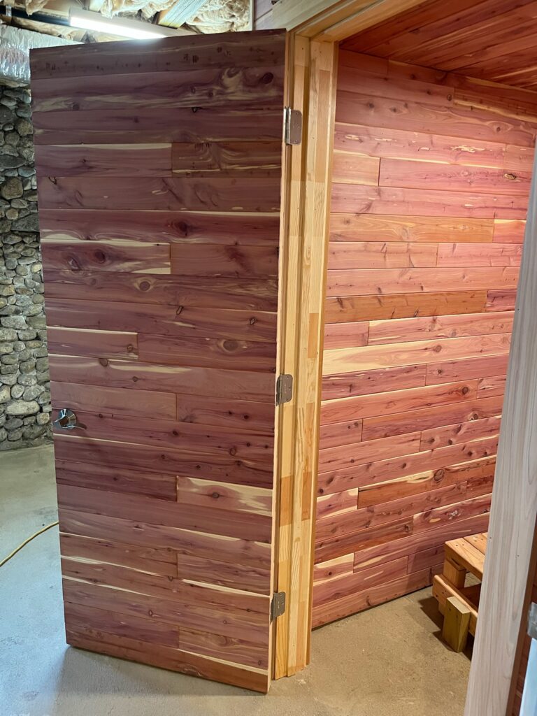 Cedar Closet Installation in Madison — custom cedar closet